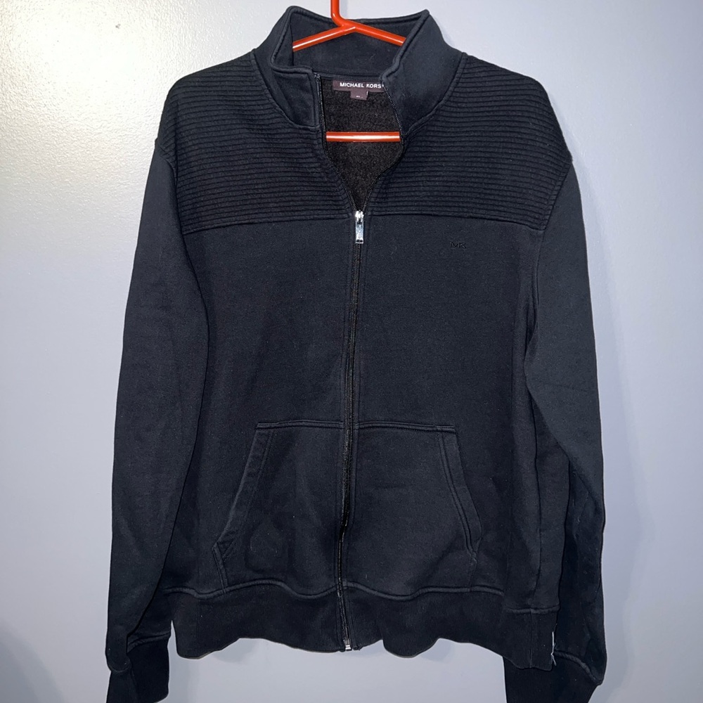 Black XL Michael Kors Zip Up